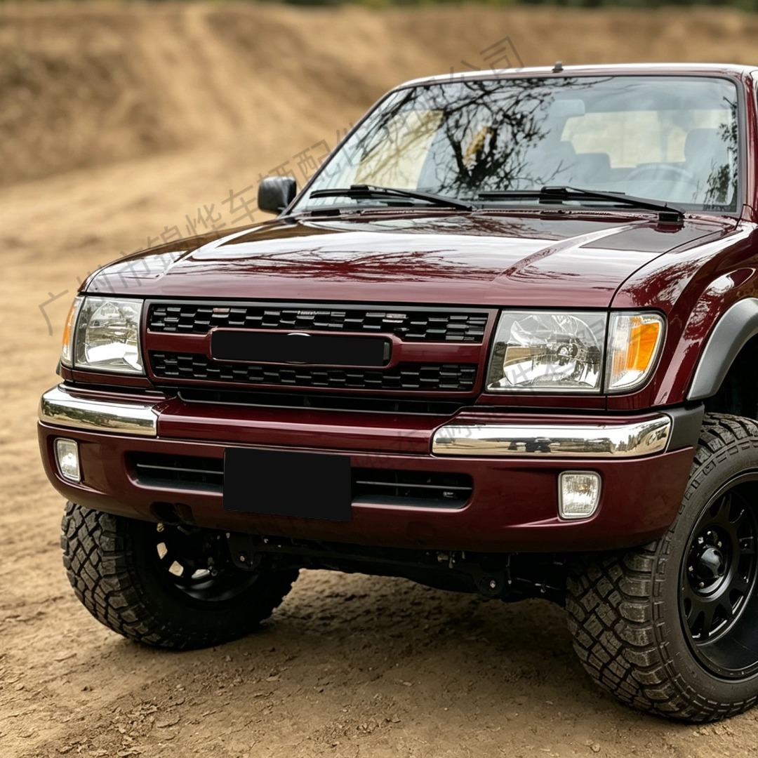 Suitable for 1997-2000 Toyota Tacoma, modified TRD style front grille decoration, made of ABS material
