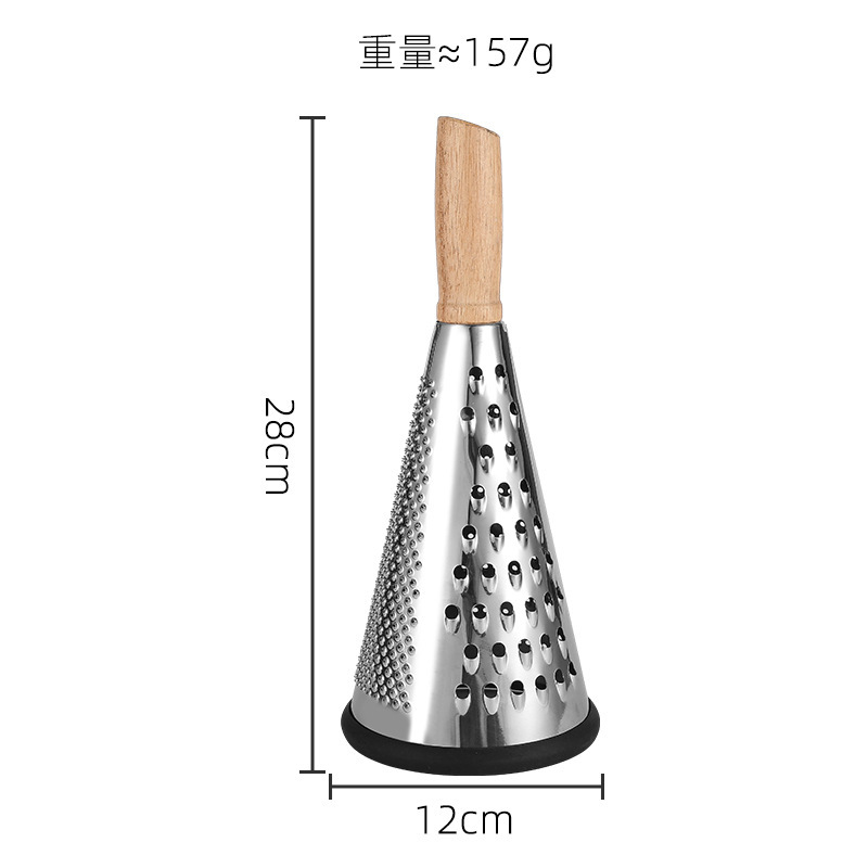新しいステンレス鋼円錐型プレーナー垂直三面チーズチーズおろし器おろし器果物と野菜ガーリックプレーナー|undefined