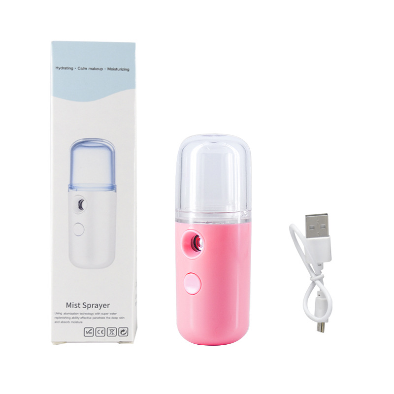 Nano Pulverizador de Bolas Pequeñas, Dispositivo Hidratante Portátil, Humidificador, Vaporizador Facial de Mano, Agua Desinfectante con Ácido Hipocloroso image 14