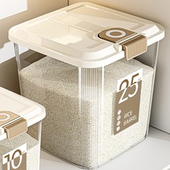 米バケツ家庭用 2025 新 25kg パック米箱防虫防湿密封穀物小麦粉箱貯蔵タンク