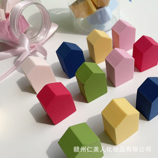 Factory Direct small house powder puff soaking water becomes bigger wet and dry dual-use sponge puff studio special powder puff canned in stock