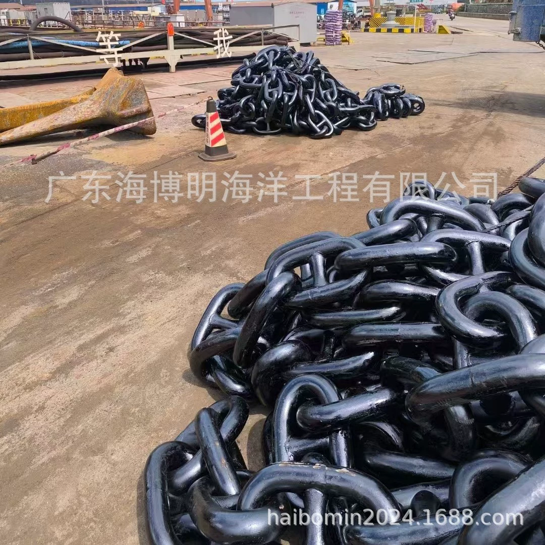 Фучжоу диаметр 40 судовых якорных цепей монтажных компаний Xiamen диаметр 60 морских причалов завод цена прямых продаж