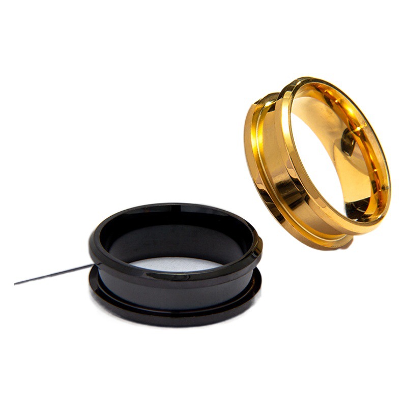 New Multi-Width Cross-Border Popular DIY Stainless Steel Titanium Steel Ring Base Jewelry Yiwu Accessories