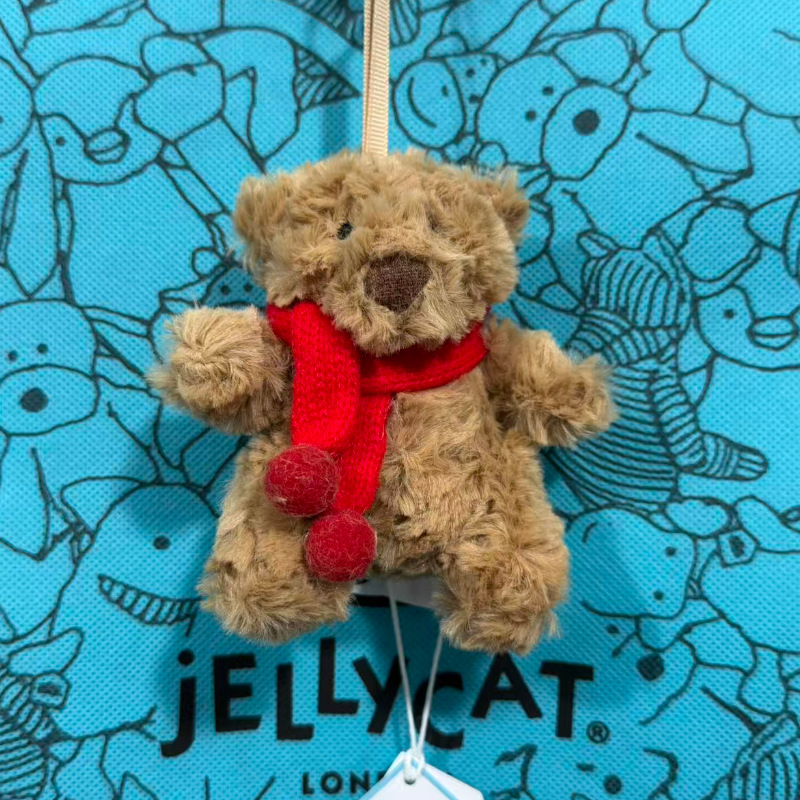 Scarf bear pendant