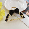 Elegant hairgrip, metal hair accessory, crab pin, shark, hairpins, South Korea, internet celebrity