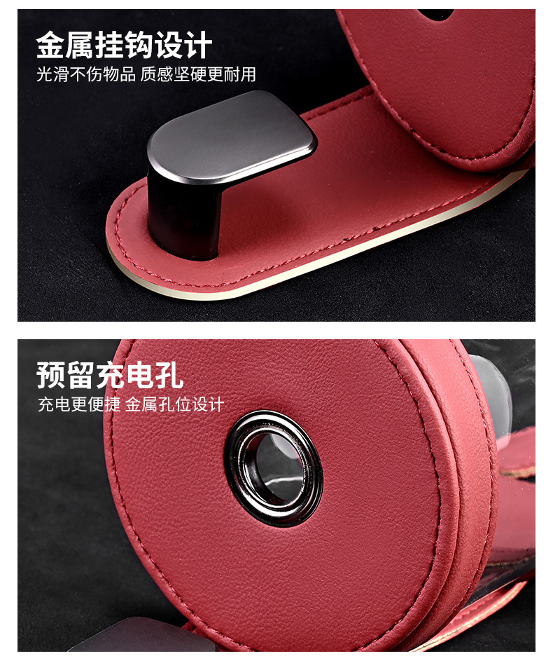 Cross-border car seat back storage box hanging bag multifunctional storage box car seat back storage box water cup holder