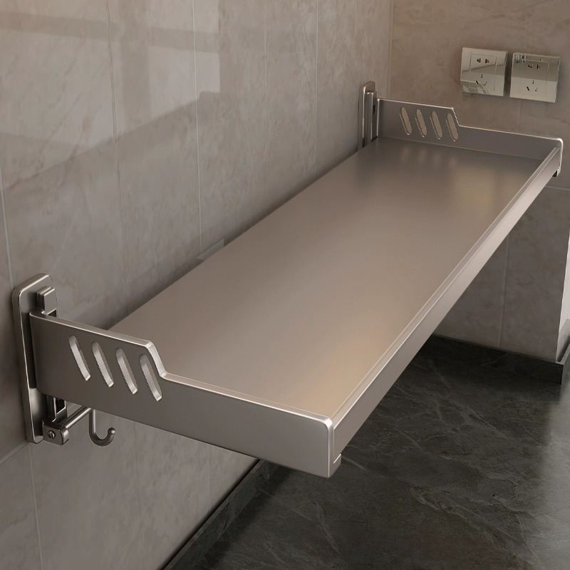 주방 수납 선반, 구멍이 없는 벽걸이형 조미료 선반, 확장된 조미료 벽 다기능 가정용 수납 선반