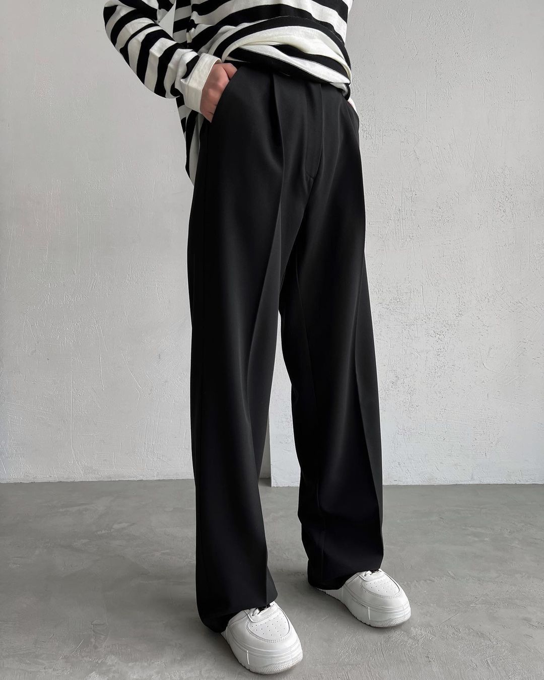 Pantaloni da donna a gamba dritta per ufficio e tempo libero_voghion.com