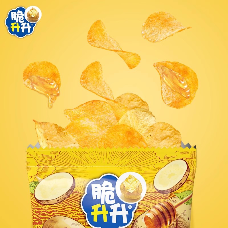 크리스피 스파이시 감자칩 허니버터맛 60g 감자튀김 얇게 썬 감자칩 스낵 도매