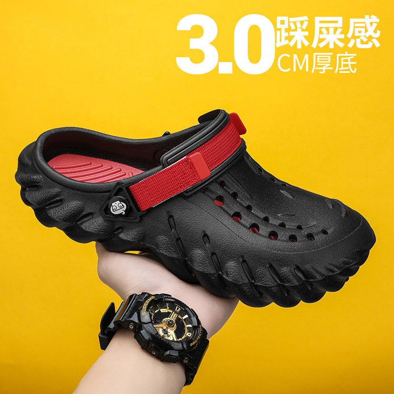 Croc shoes men's summer new ins trend ou...