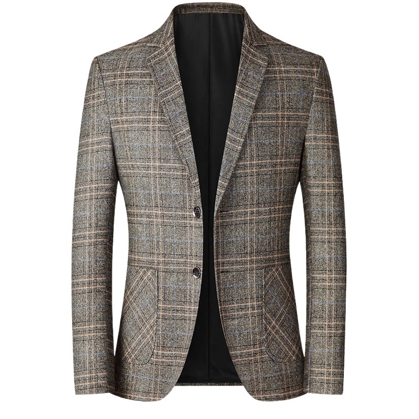Men's Suit 2026 Spring and Autumn Thin Jacket Men's Casual Suit Middle-Aged Single-Breasted Non-Iron Top Casual Wear for Dad