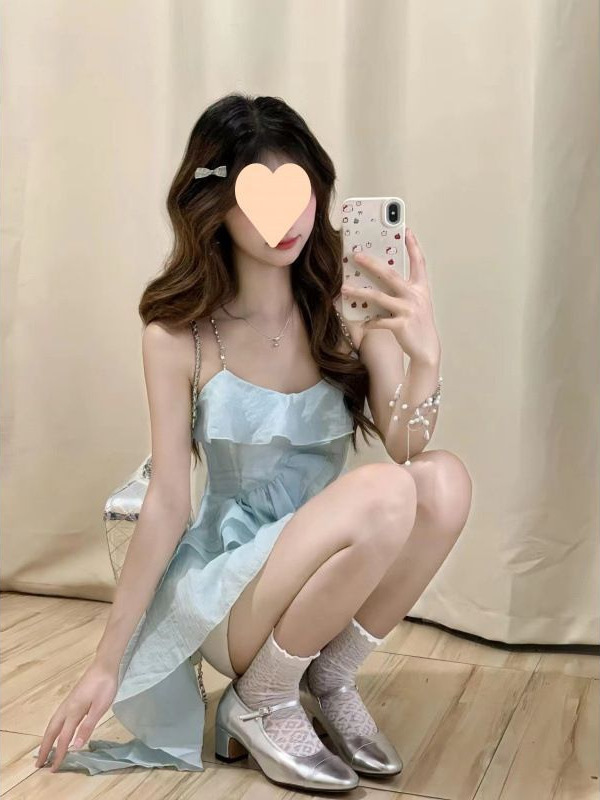 不規則なフリル裾キャミソールレディースデザイン超妖精スタイルウエストタイトシャツスカートトップ夏|undefined