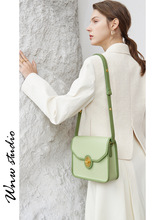 【現貨】小方包綠色包包女小眾設計感女包2022新款潮單肩斜挎包