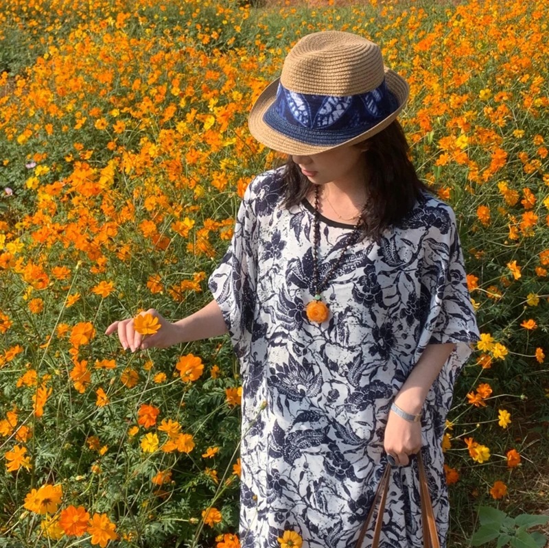 宮佩の復古性は民族風のストールを染めます。|undefined
