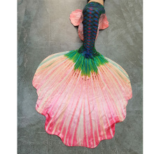 高质量高清印花美人鱼尾巴温泉潜水度假拍照摄影游泳衣人鱼大尾巴