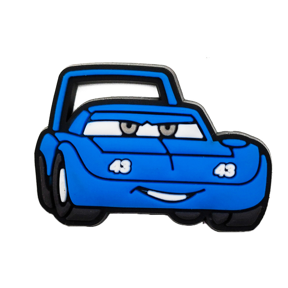 Racing historia serie agujero zapatos zapato flor zapato hebilla de dibujos animados agujero zapatos hebilla playa zapatos decoración superior con c