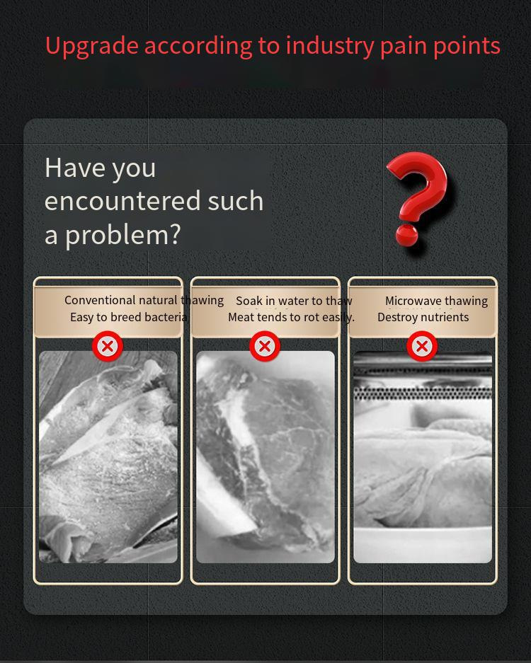 Defrosting Plate in Action