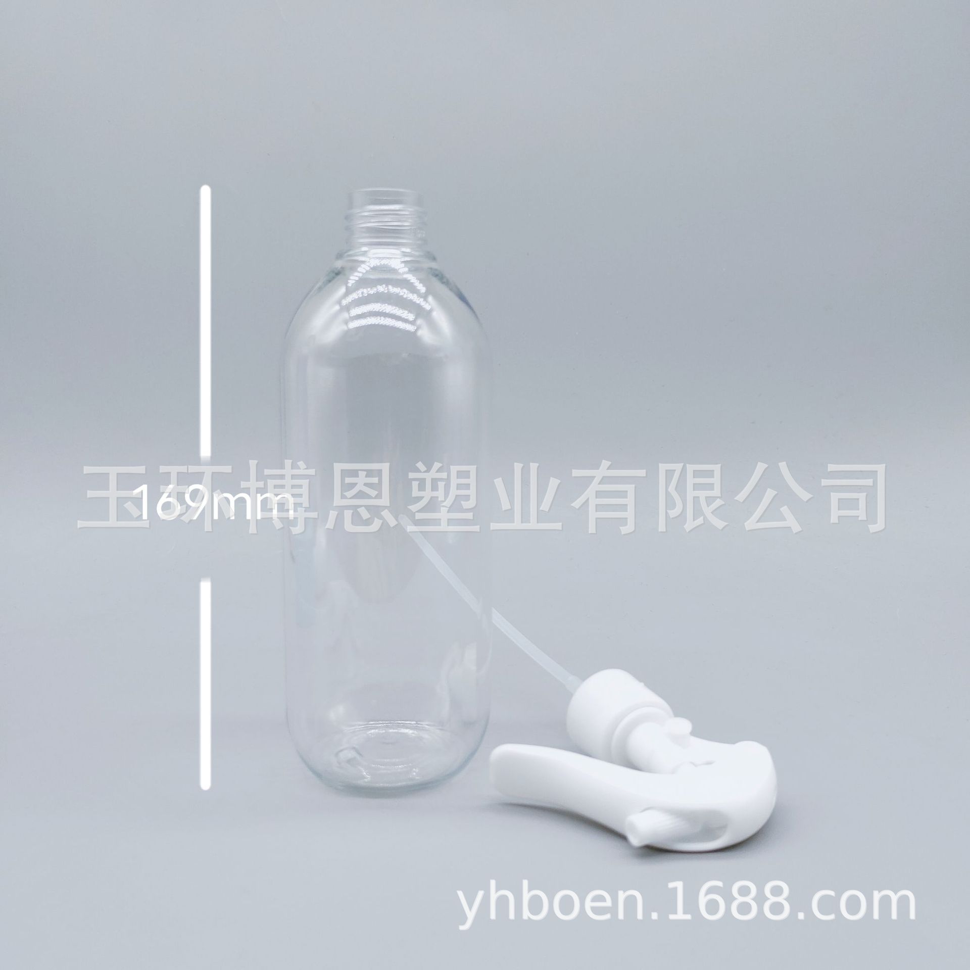 厂家供应   350ml喷雾瓶  PET材质消毒水瓶   消毒液分装瓶