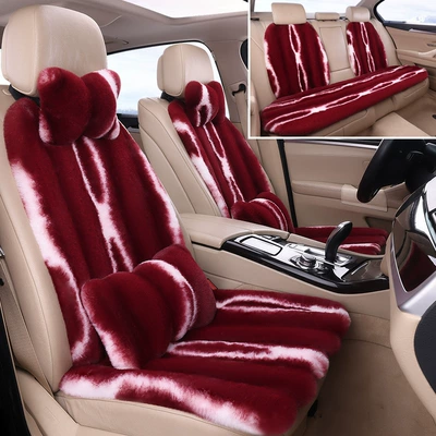Seat cushion, seat cover, seven-piece car cushion winter warm