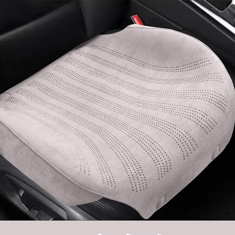 Breathable Three-Piece Set – Universal Seat cushion, seat cover - business-gray-square-cushion-2-pieces