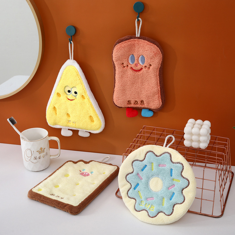 Cross-border Korean-style Cute Cartoon Hand Wipe New Hanging Quick-drying Wipe Children's Thickened Coral Fleece Handkerchief Cross-border Korean-style Cute Cartoon Hand Wipe New Hanging Quick-drying Wipe Children's Thickened Coral Fleece Handkerchief