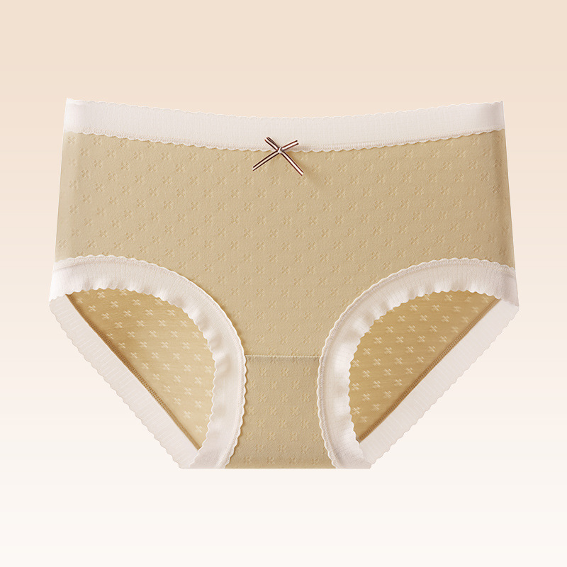 Bragas suaves cepilladas, artesanía cepillada, tela desnuda, niña dulce, artesanía jacquard cepillada, ropa interior de otoño e invierno
