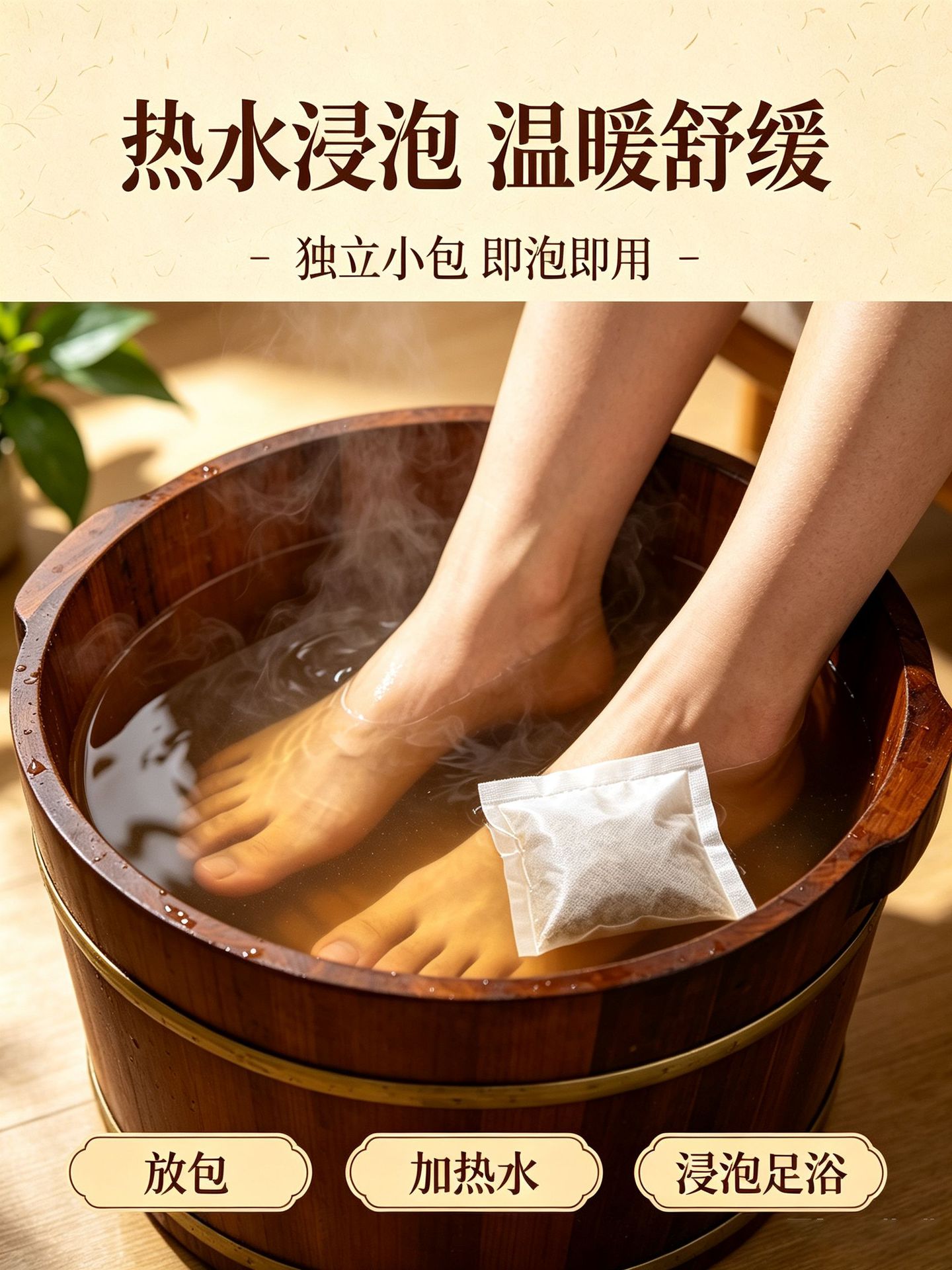 Custom Herbal Foot Soak Pack with Old Ginger Mugwort and Sichuan Pepper for Home Foot Bath quality and texture