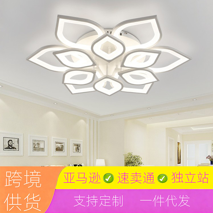 2025 Cross-Border Hot-Selling Modern Minimalist Acrylic Ceiling Light Nordic Lotus-Shaped Led Bedroom Light Direct from the Manufacturer 2025 Cross-Border Hot-Selling Modern Minimalist Acrylic Ceiling Light Nordic Lotus-Shaped Led Bedroom Light Direct from the Manufacturer