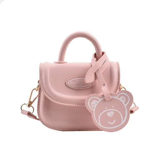Western style Korean style children's shoulder bag  new trendy fashionable cute girls hand-held diagonal small square bag