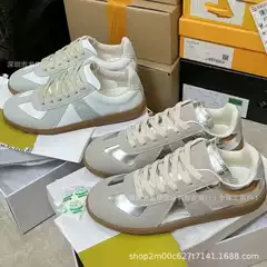 Cross-Border In-Stock Dexun Shoes 2025 New Classic Model Unisex White Casual Comfortable Leather Sneakers Large Size