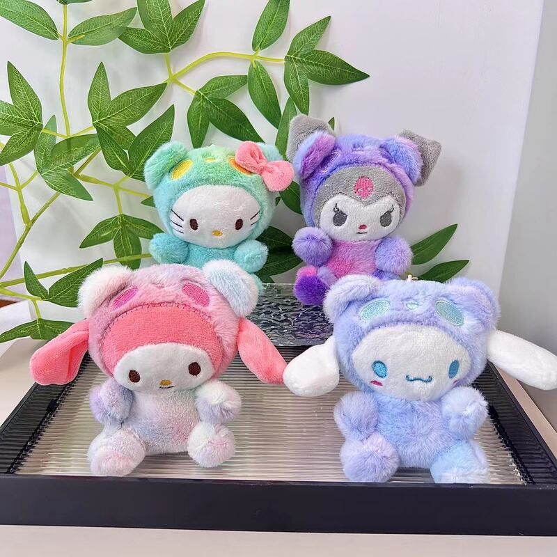 Internet Celebrity Cute and Dreamy Sanrio Kurome Pendant Plush Toy Doll Cartoon Bag Pendant Keychain