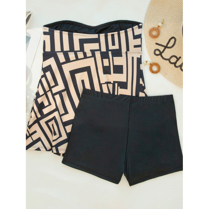 Sexy Bikini-Set für Damen mit Blumenmuster, hochgeschnittene Bademode, zweiteiliger Badeanzug für Strand und Poolparty_voghion.com