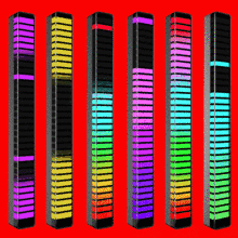 RGB聲控聲控音樂節奏燈LED電腦車載氛圍3D拾音燈