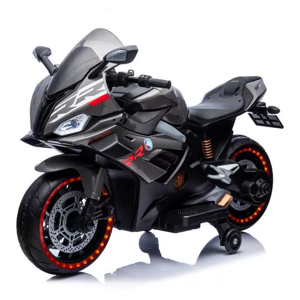 High configuration gray/12v10 battery 550 motor dual drive/light wheel/turn handle throttle+leather seat+gift package