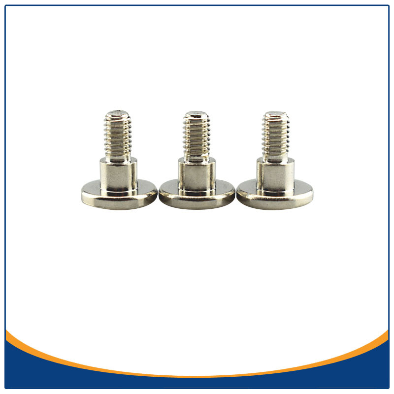 圆头台阶螺丝广东冷镦厂家直销 M3-0.50铁镀镍平头十字限位螺钉