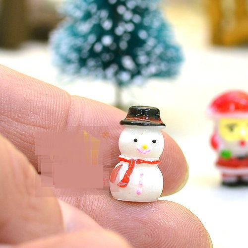 【冬日迷你雪人】zakka杂货圣诞模型diy素材手工小屋成品配件
