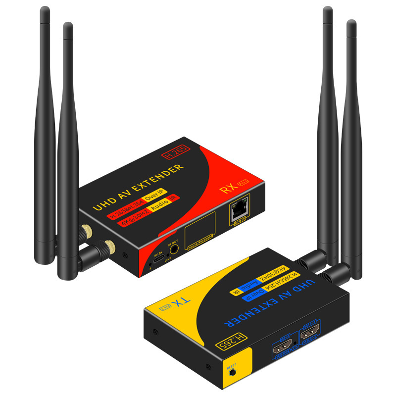 Extensor HDMI Inalámbrico 50m 100m de Plástico Transmisión HD para Proyector
