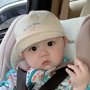 Baby Children's hat spring and autumn thin boy's sun-proof baseball cap spring little month old baby girl baby boy's peaked cap
