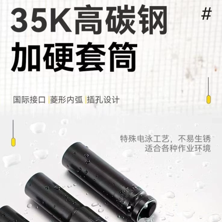 Hexagonal protective corner covers, electric long wrench, helmet, full set