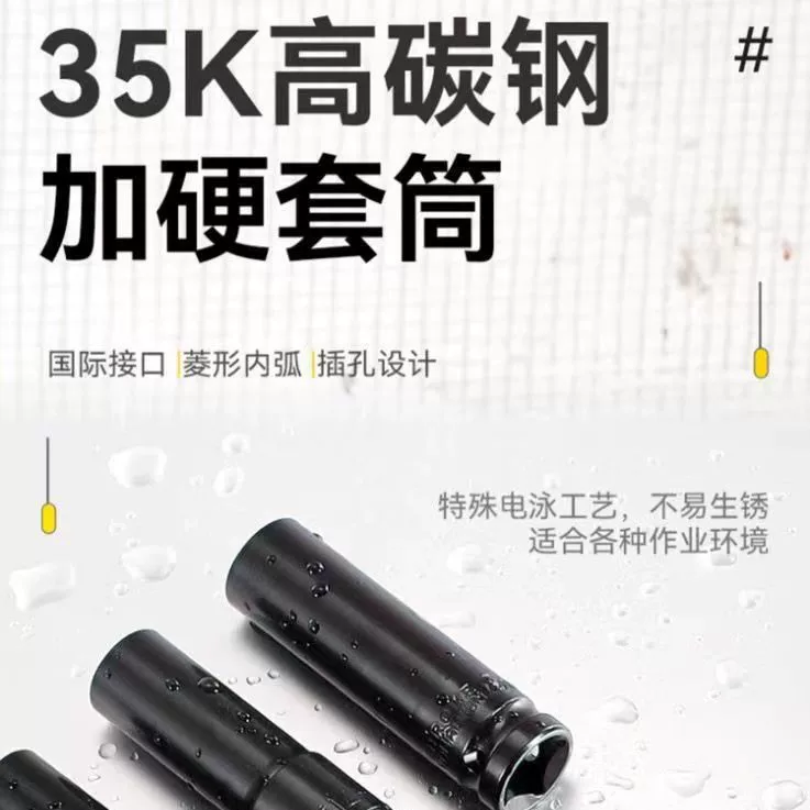 Hexagonal protective corner covers, electric long wrench, helmet, full set