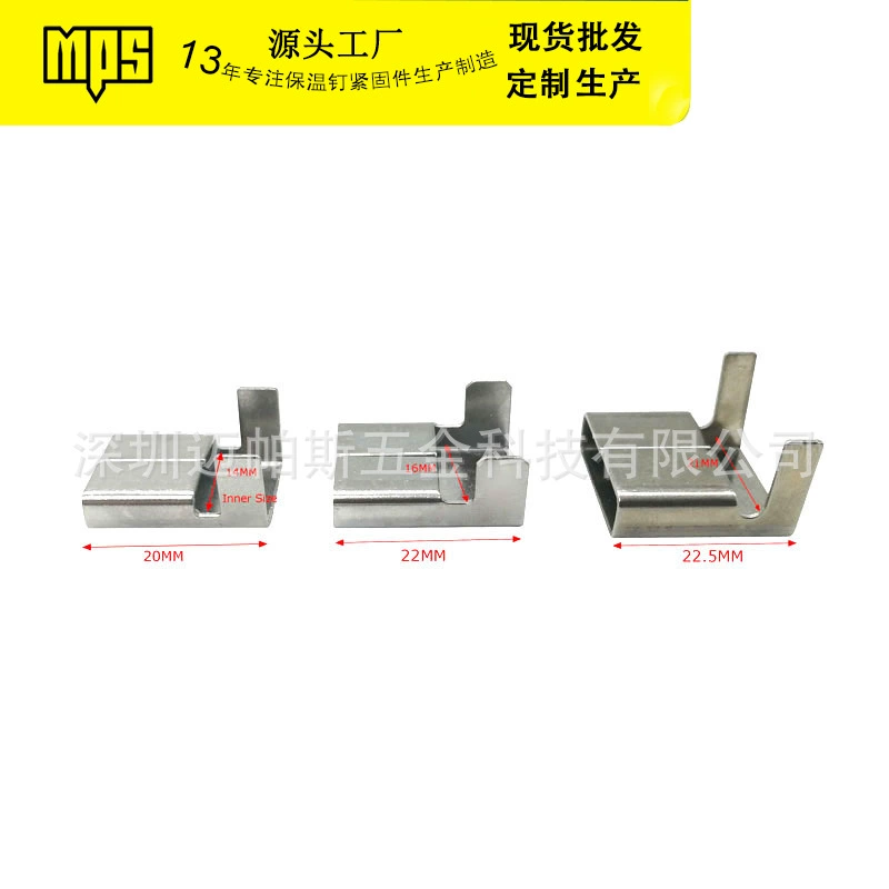Производители на складе Мульти-Спецификация 304 нержавеющая сталь Упаковка Пряжка ремешок Пряжка фиксированный провод и кабель Пряжка из нержавеющей стали