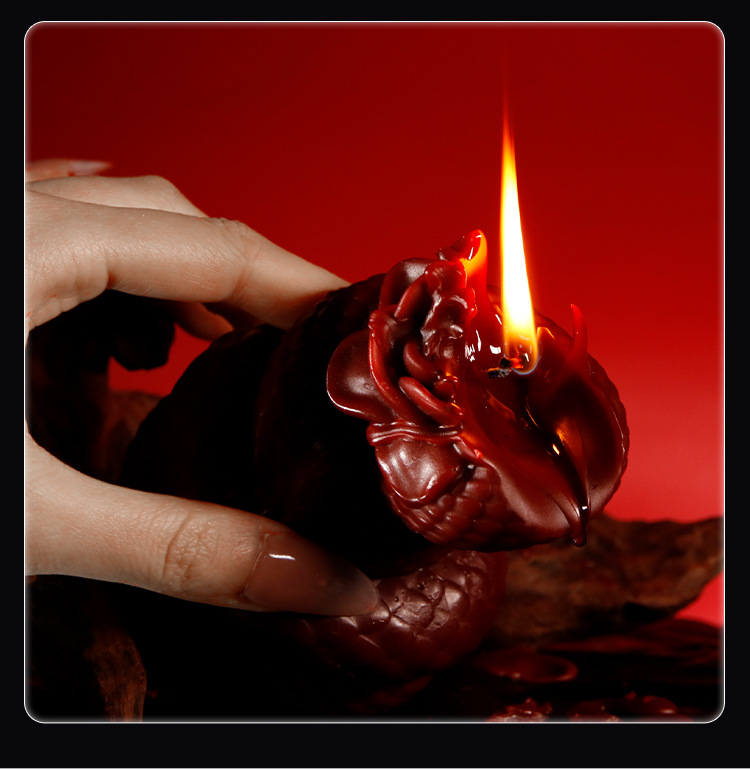 Jiuai Low-Temperature Massage Candle in Red, Soy Wax Body Massage Candle for Adult Couples — detail image 32