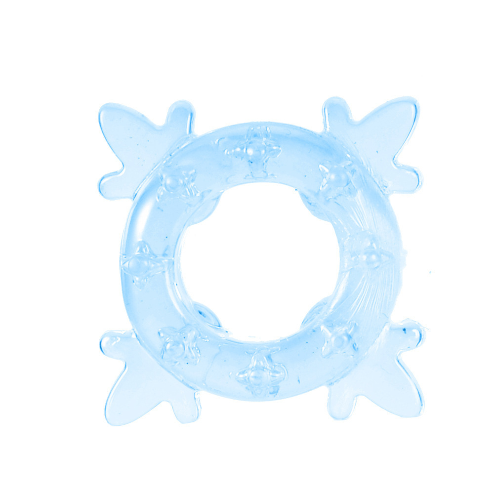 Caterpillar Crystal Delay Ring TPE Locking Sun Ring Adult Toy — detail image 19