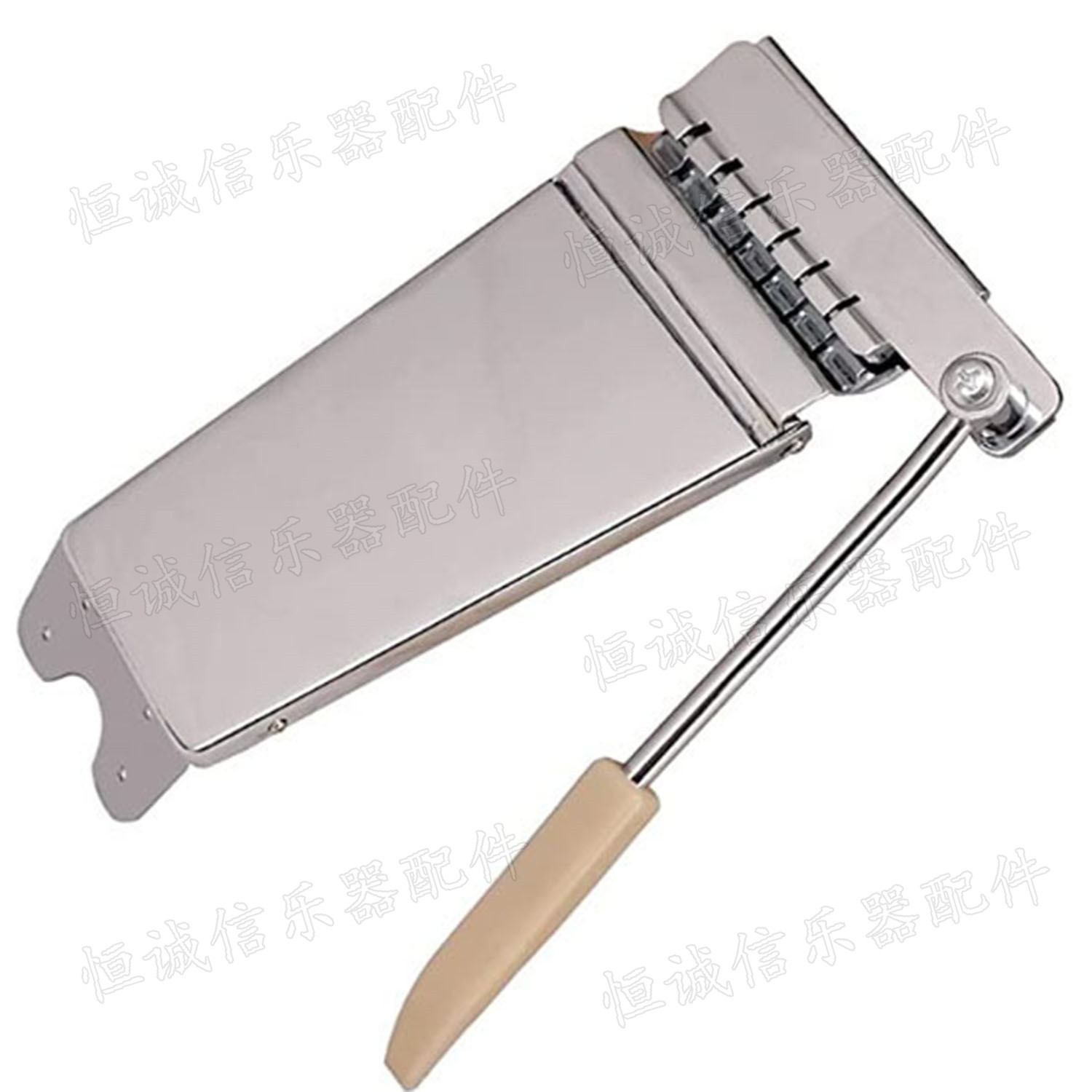 Puente fijo sin cabeza para guitarra eléctrica, puente de cuerdas fijo para guitarra de viaje, puente bajo para guitarra silenciosa.