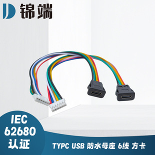 TYPE-C��ˮĸ�� 6�� �����֙C���C�ڳ�������^