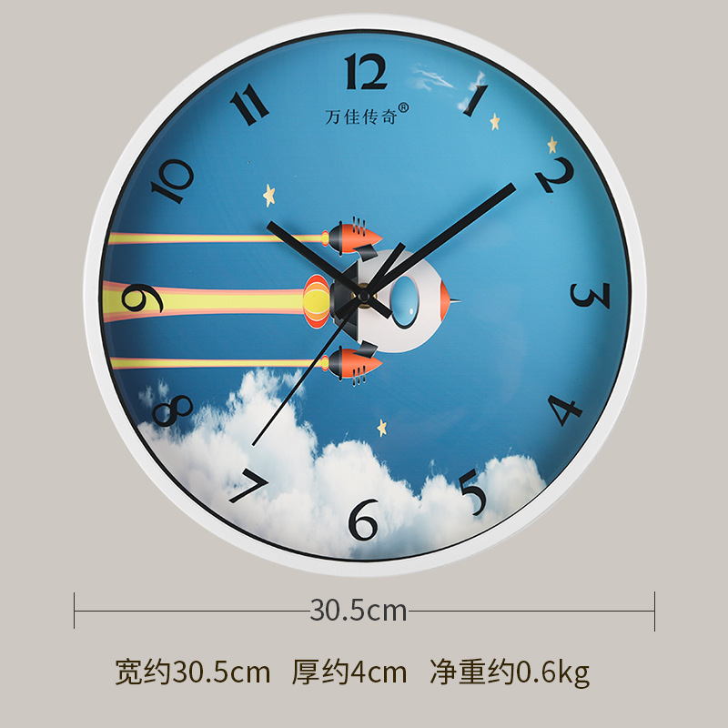 Reloj de pared para sala/comedor/hogar simple, reloj de pared silencioso sin perforación, estilo pastoral para dormitorio