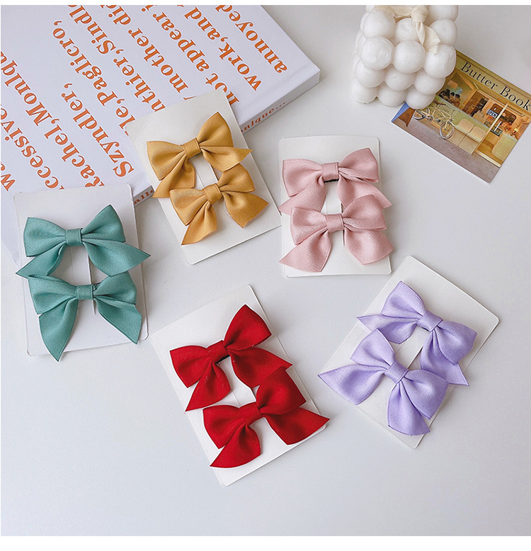 Kid'S Cute Sweet Bow Knot Alloy Cloth Hair Clip display picture 6