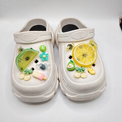 Hole shoe buckle summer DIY fruit small animal translucent accessories shoe flowers detachable upper shoe accessories fast shipping
