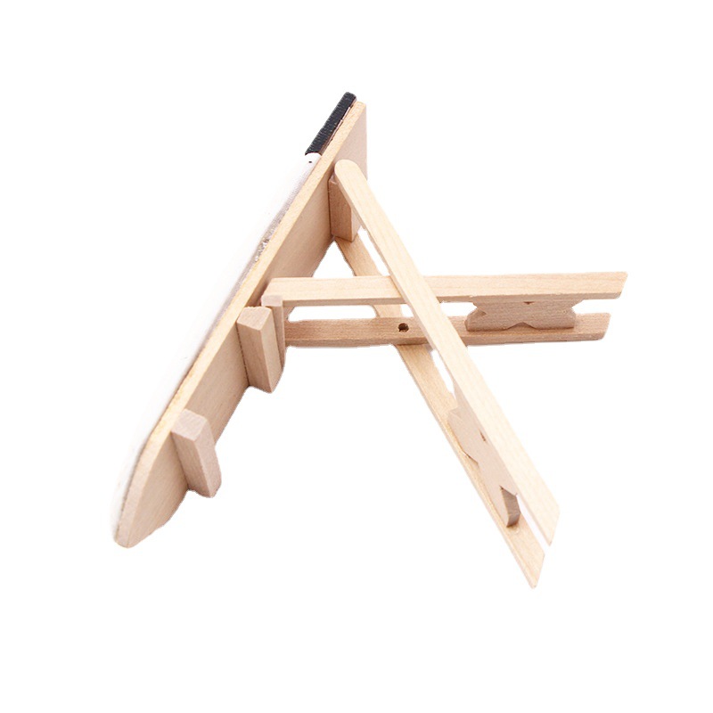 1:12 Dollhouse accesorios de tiro costura modelo en miniatura Mini Mesa de hierro tabla de planchar