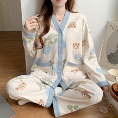 月子服春秋産後3-10月哺乳家庭服妊婦パジャマ夏の薄い妊娠期産婦